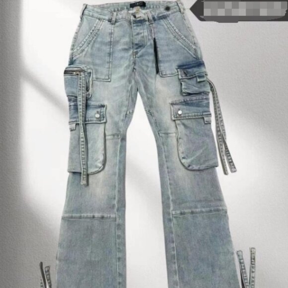 Amiri mx1 dark blue jeans